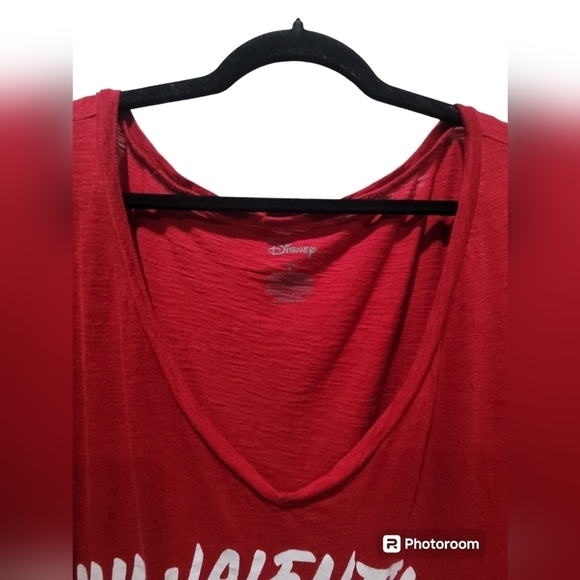 DISNEY Sz 6X Graphic Cotton Blend T-Shirt "My Valentine is my Dog" - Picture 4 of 6